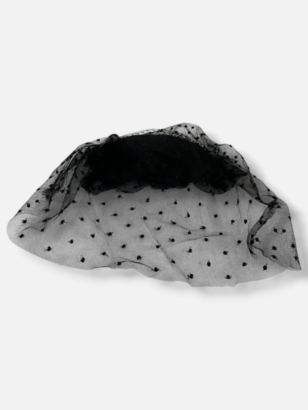 Maison Michel Women's Black Hook Mesh Veil Headband One Size